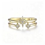 Celestial Twin Star Ring