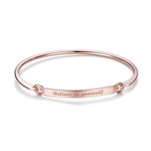 Home Fides Rose Gold Bangle