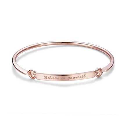 Fides Rose Gold Bangle